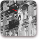 יהודי קופץ אל מותו מחלון בניין בוער במרד גטו ורשה, 1943
