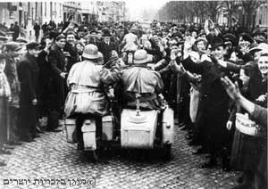 כניסת הצבא הגרמני לזגראב שביגוסלביה בשנת 1941‎