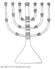 שחזור צורתה של מנורת שבעת הקנים המתוארת בספר שמות