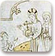 Typologische taferelen uit het leven van JezusChrist  (M. 649) Elijah Raising the Widow's Son//Lazarus Resurrected