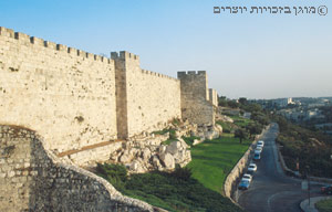 קטע מחומת ירושלים מן התקופה החשמונאית