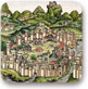 מראה העיר פירנצה, 1490