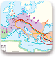 מסעות הצלב וההתפשטות של אזורי ההתיישבות באירופה