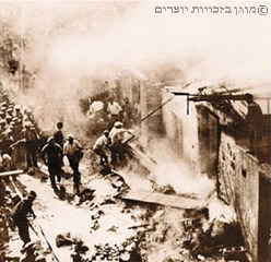 ממראות "המאורעות", גבול תל אביב-יפו, אפריל 1936