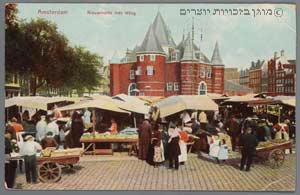 גלויה של השוק החדש, אמסטרדם, 1920-1910