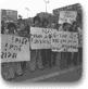 הפגנה של תנועת "הפנתרים השחורים" נגד המדיניות הכלכלית של הממשלה, כיכר מלכי ישראל, תל אביב  14 בנובמבר 1974