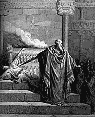 מתתיהו החשמונאי הורג בחרב את היהודי שרצה להקריב על המזבח כמצוות המלך אנטיוכוס