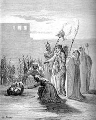 בת פרעה מצילה את משה