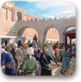 מראה שוק בירושלים בתום הקרבת העומר