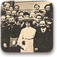 הרצל עם משלחת צירי רוסיה לקונגרס הציוני ה- 6, באזל, 1903 (גלויה, וינה)