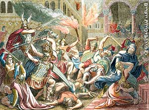 כיבוש רומא, תחריט, המאה התשע עשרה