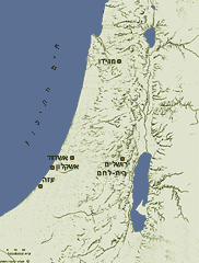 ערים ואתרים פלשתיים עיקריים בארץ ישראל